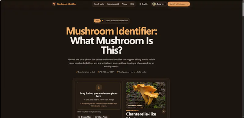 Mushroom Identifier screenshot 1