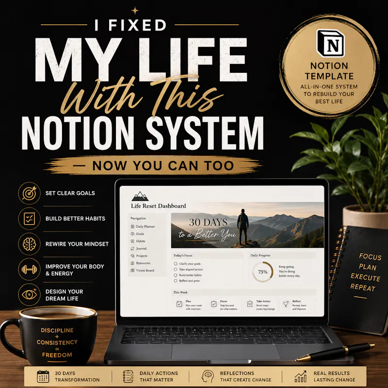 I Fixed My Life With This Notion System screenshot 1