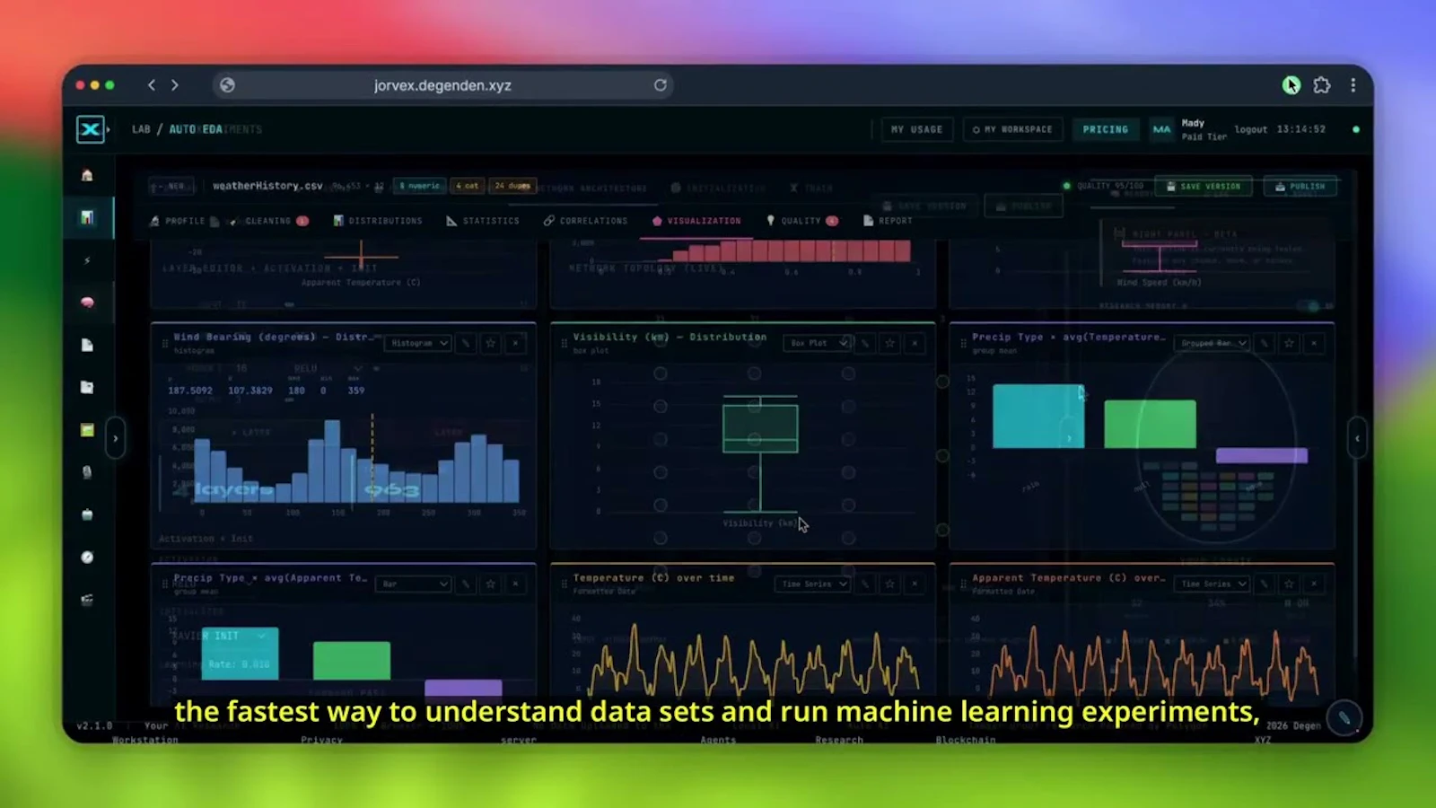 Jorvex — Data Analysis Engine screenshot 1 (video preview)