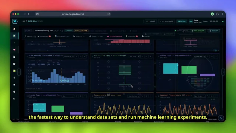 Jorvex — Data Analysis Engine screenshot 1 (video preview)