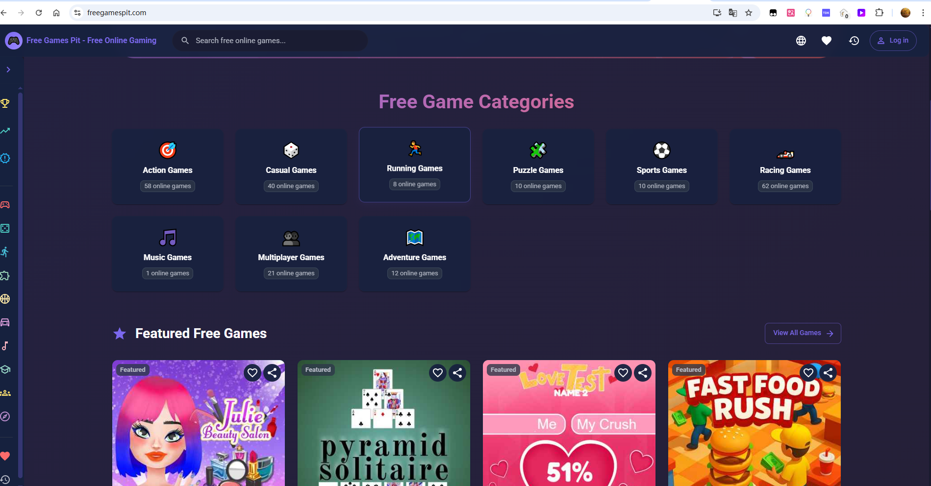 Free Games Pit logo