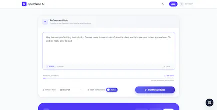 SpecWise AI gallery image