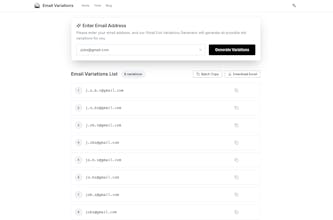 Gmail Dot Variations Generator gallery image