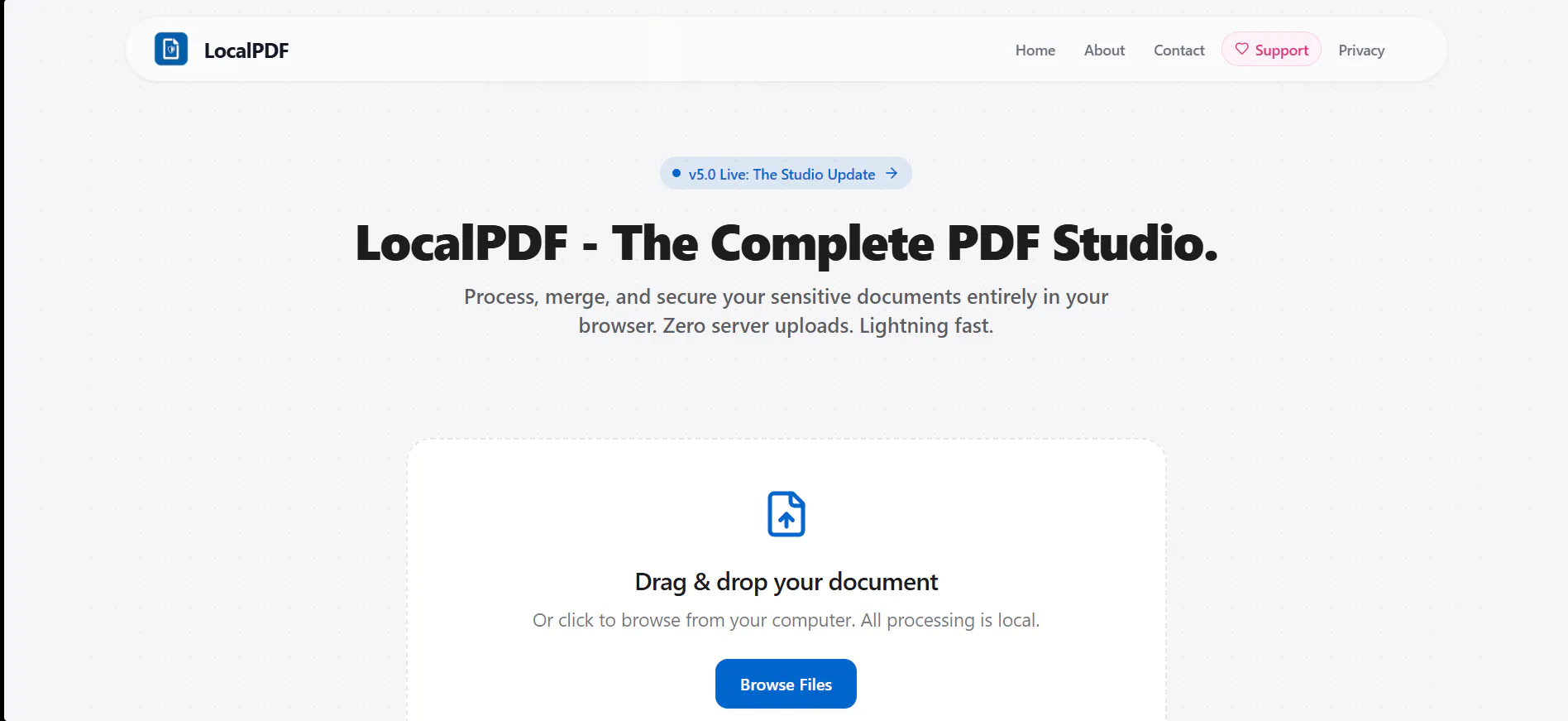 Banner del producto LocalPDF
