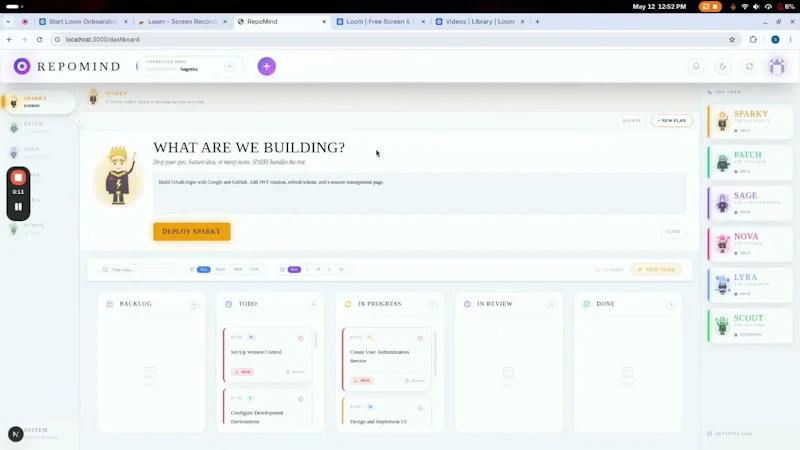 RepoMind screenshot 1 (video preview)