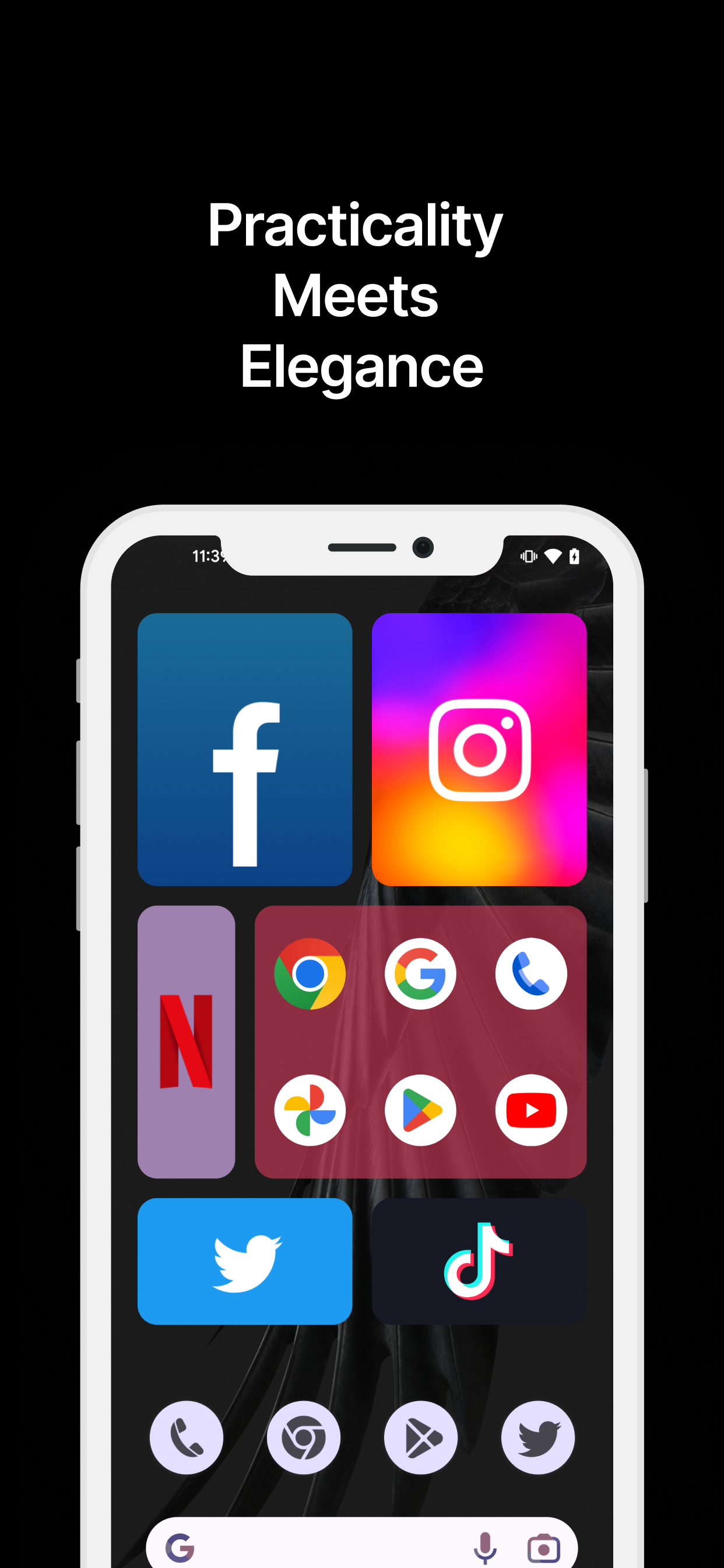 Media Ikon besar - Tingkatkan pengalaman skrin utama Android anda dengan aplikasi ikon yang besar 1