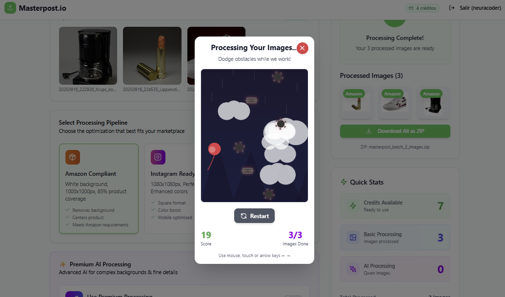 Masterpost.io - Screenshot 3 showing product features and functionality