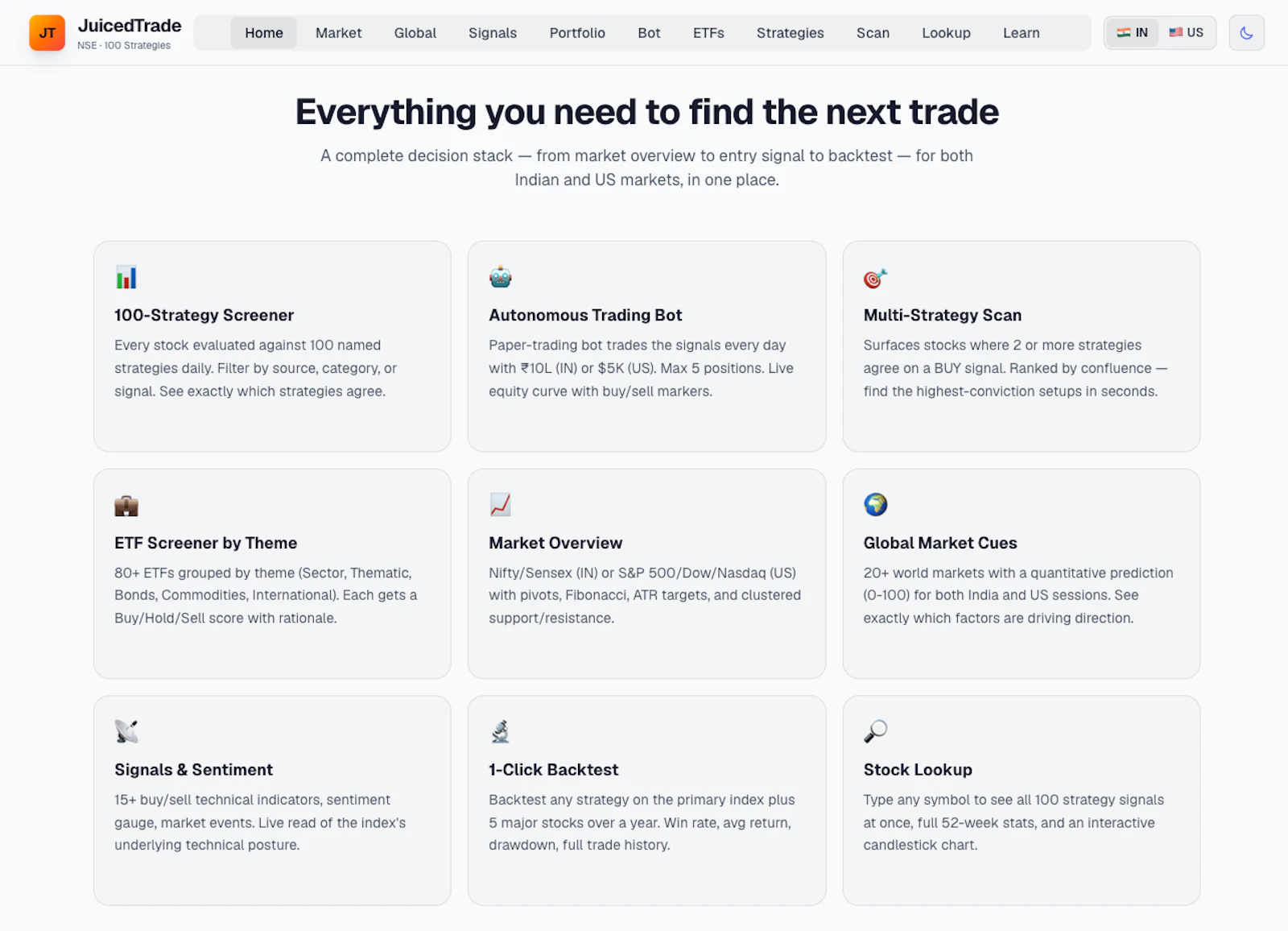 JuicedTrade Stock Screener screenshot 9