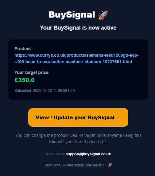 BuySignal - Screenshot 2 showing product features and functionality