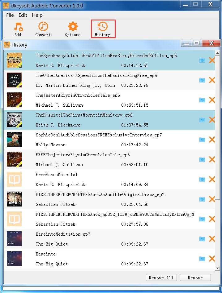 Convertitore udibile di Ukeysoft - Miglior convertitore udibile per convertire audiolibri udibili in mp3 media 6