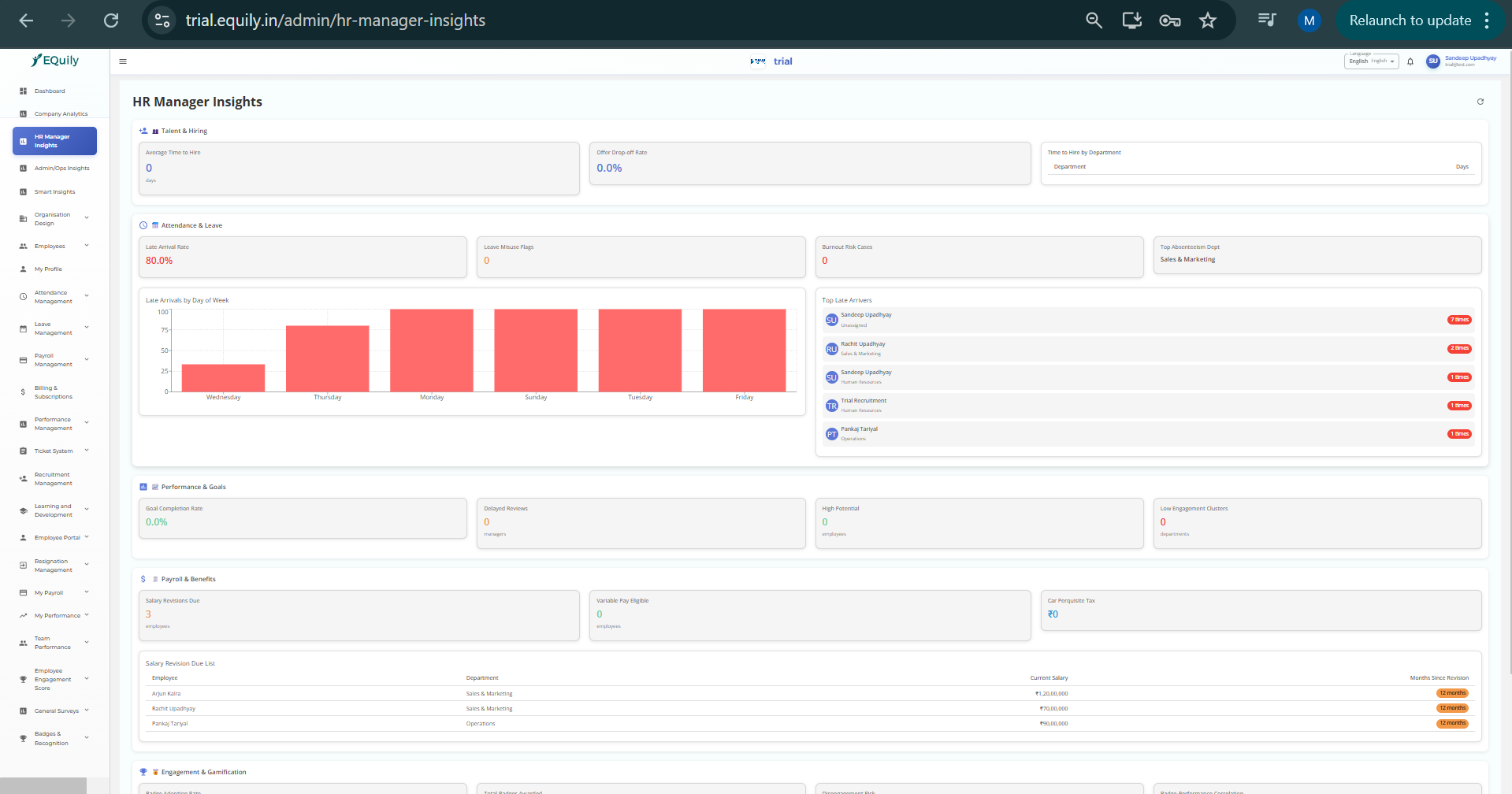 Equily – AI-Powered HRMS - Screenshot 2 showing product features and functionality