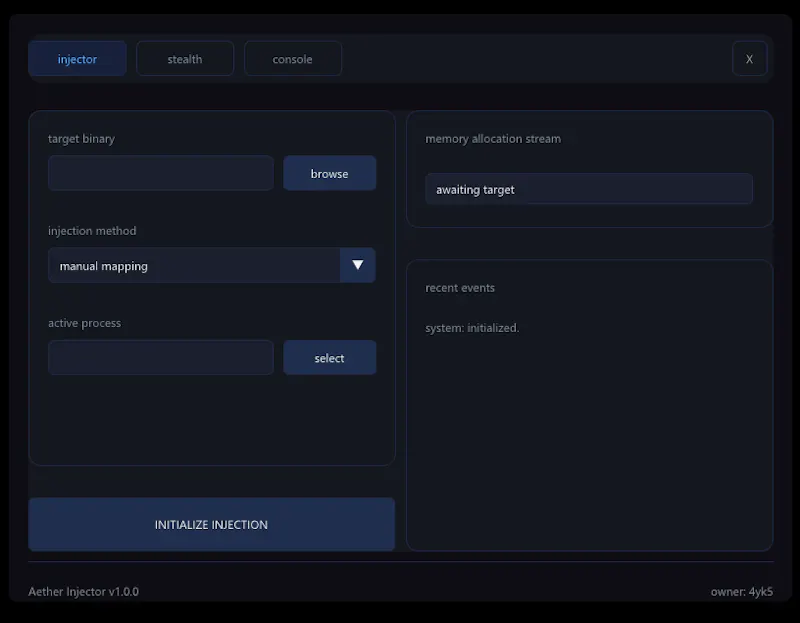 Aether Injector screenshot 1