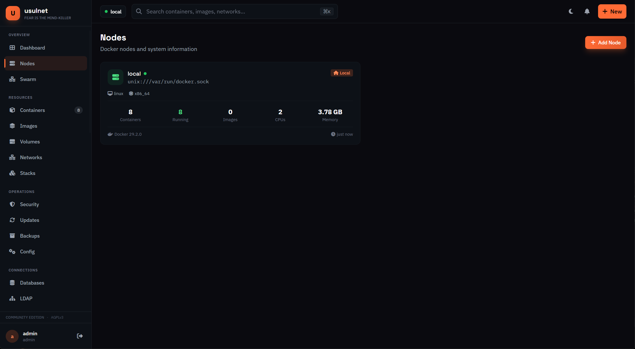 usulnet — DevOps & SysAdmins UI gallery image