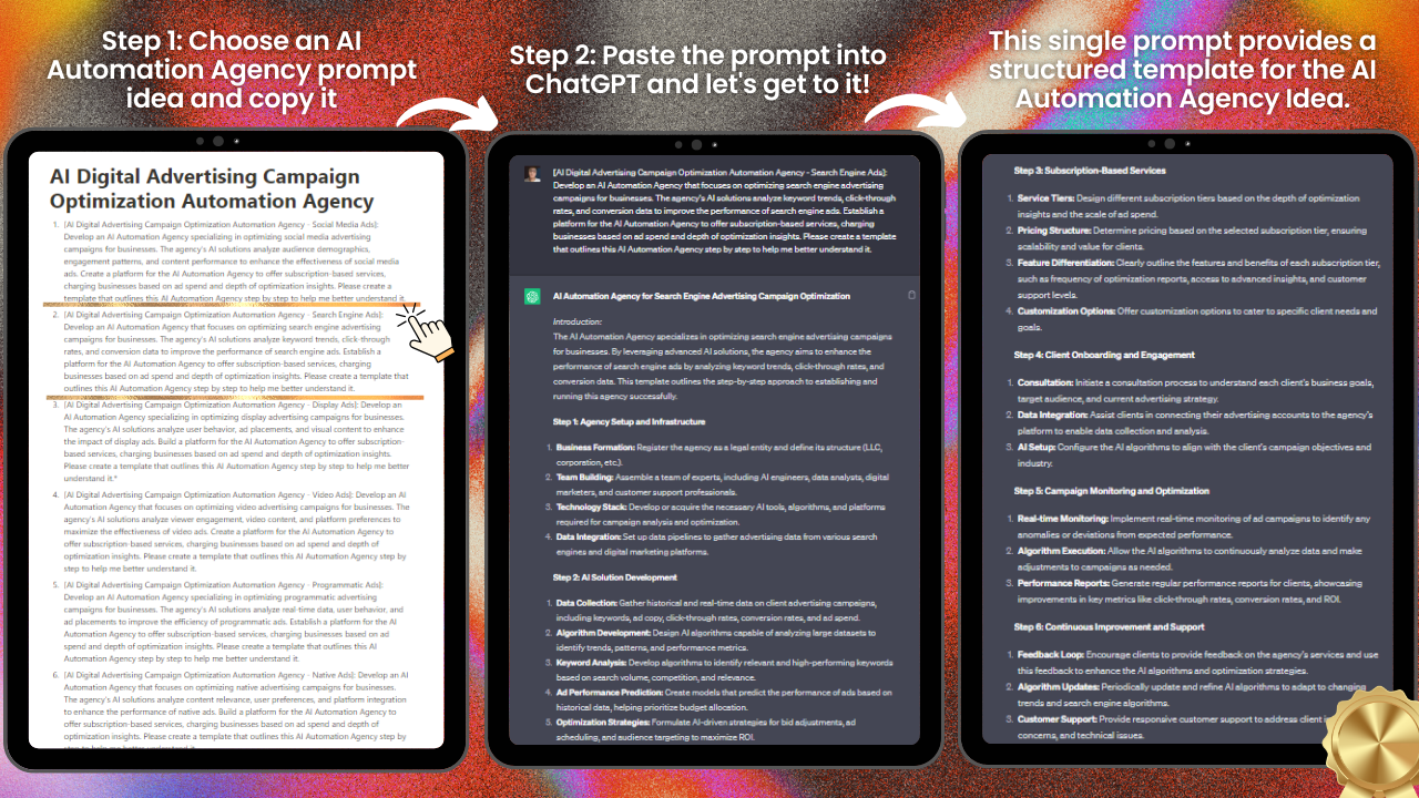 10,000 AI 자동화 에이전시 아이디어 프롬프트 - AI Automation Agency Creation에서 창의성을 발휘하십시오 미디어 6
