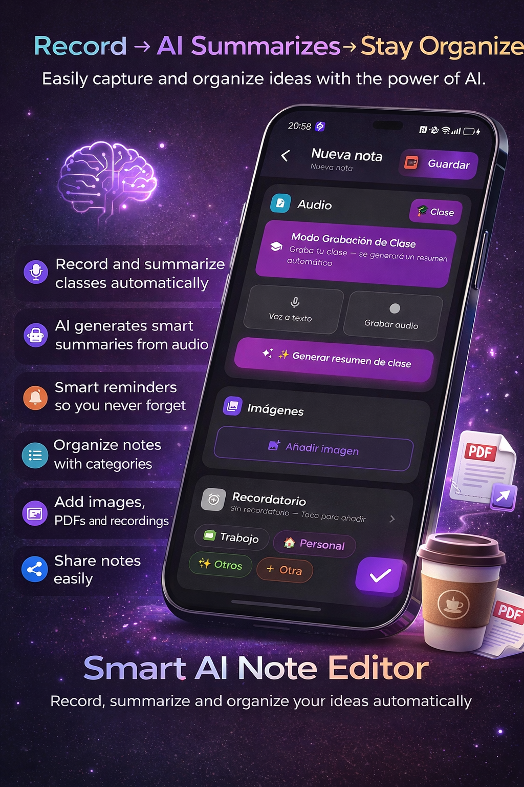 NoteMina: AI Note Taker gallery image