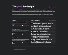 The good line-height gallery image