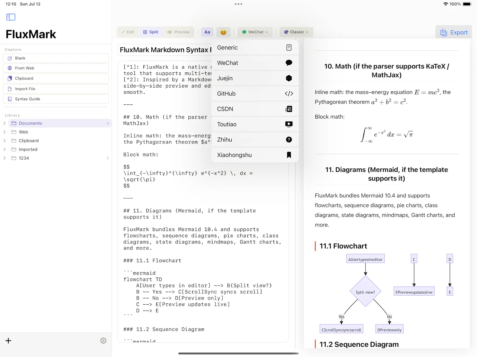 FluxMark screenshot 6