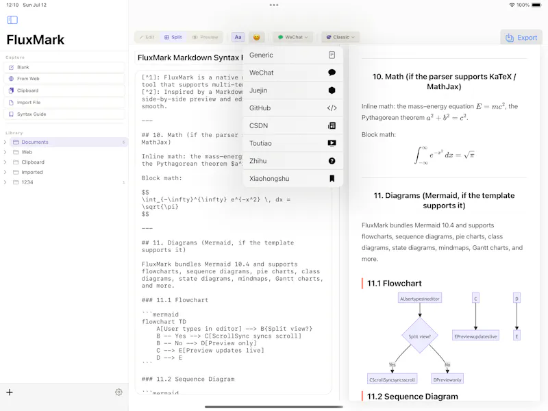FluxMark screenshot 6