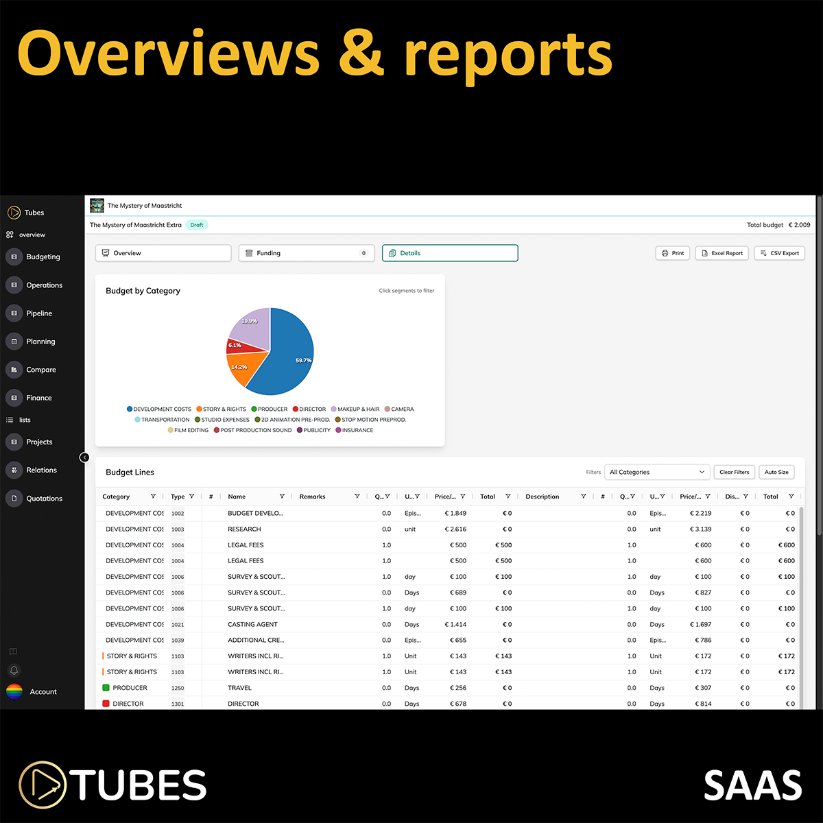 Tubes - All-in-one platform for film, TV, and drama producers media 10