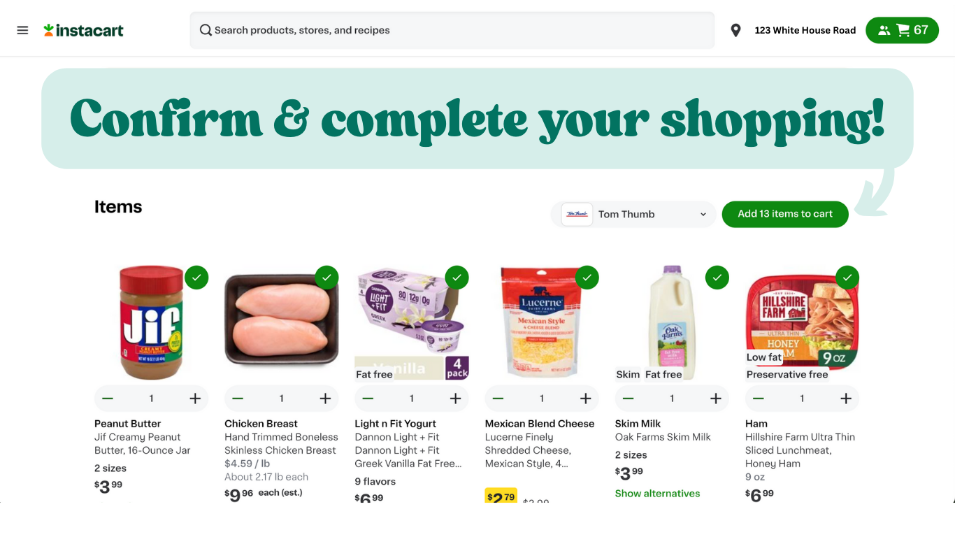 Grocery Shopper for Google Sheets gallery image