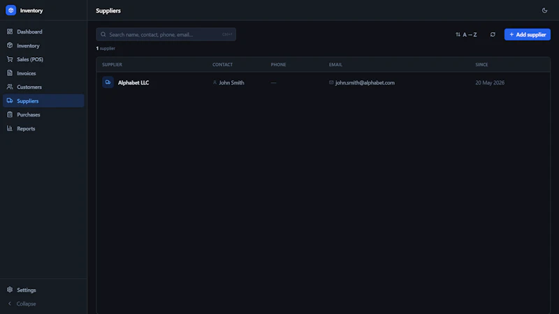 Inventory Manager POS Stock Control App screenshot 1