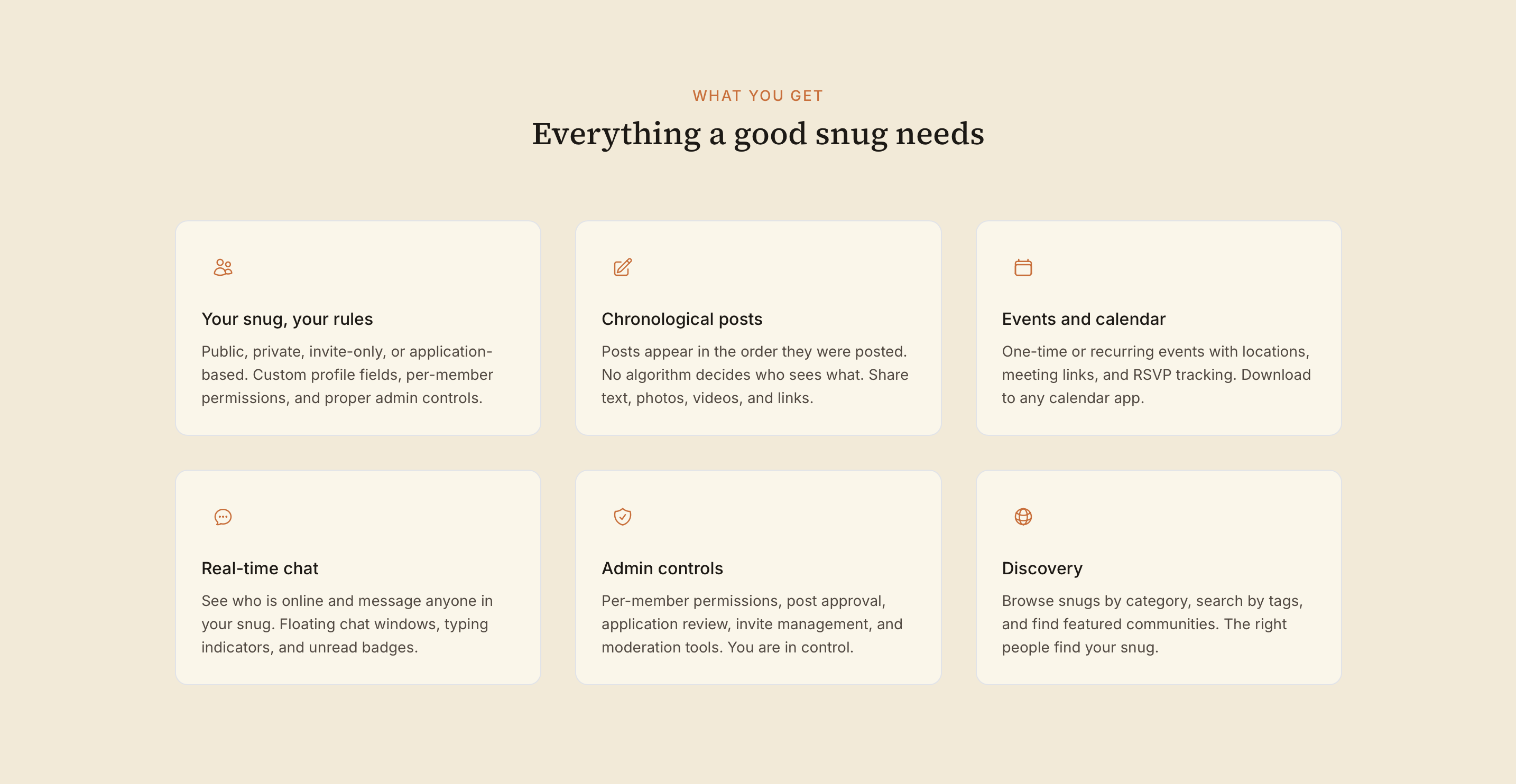 Snugs gallery image