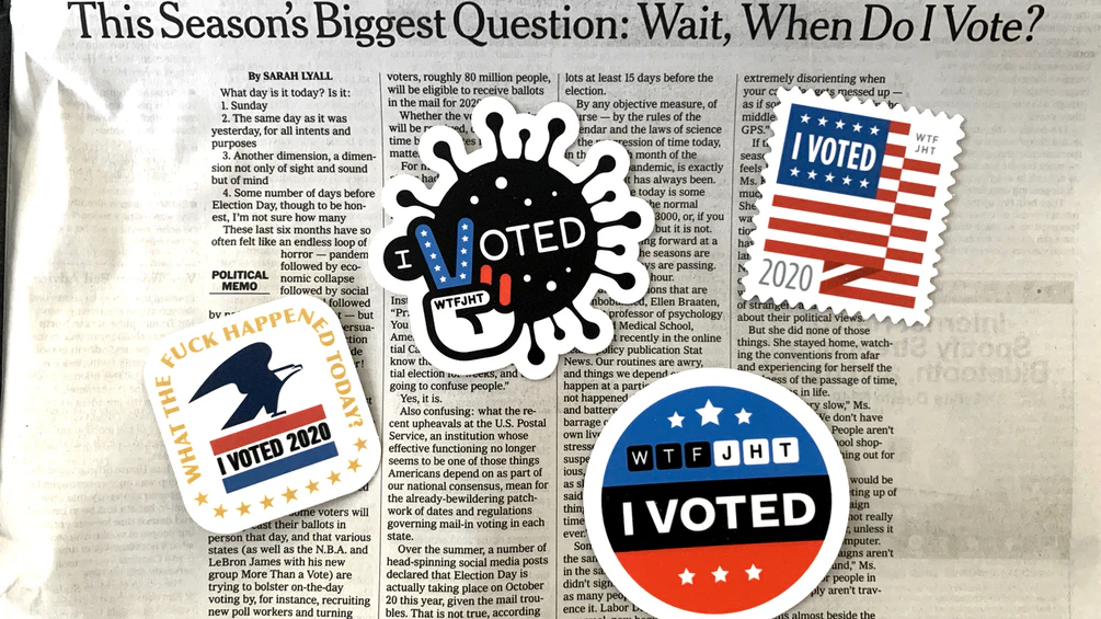 Free "I voted" stickers