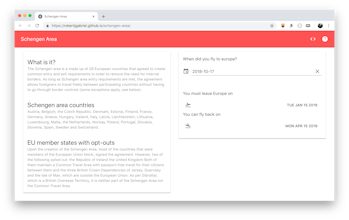 Schengen Area date checker. gallery image