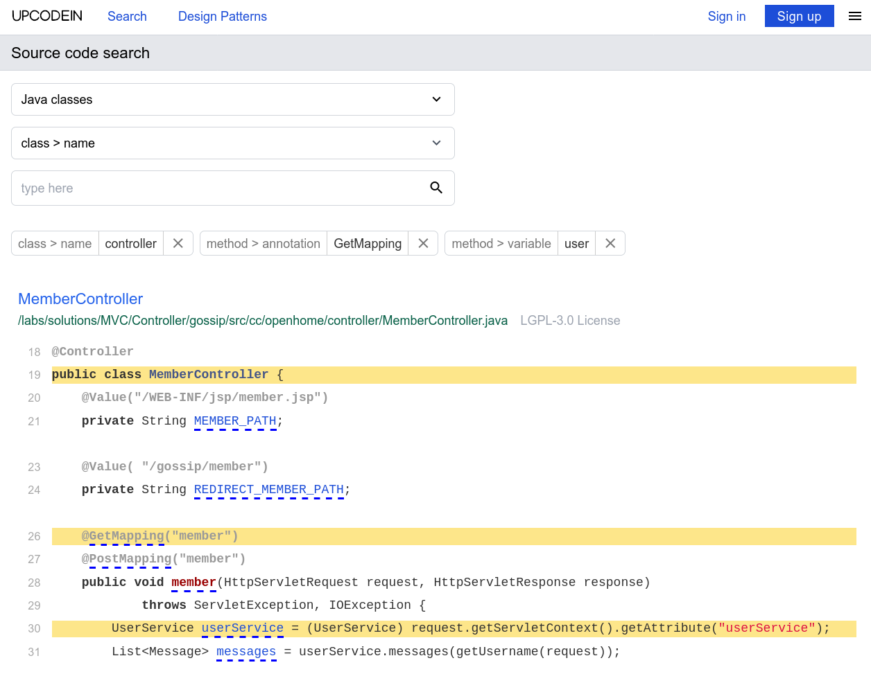 UpCodeIn gallery image