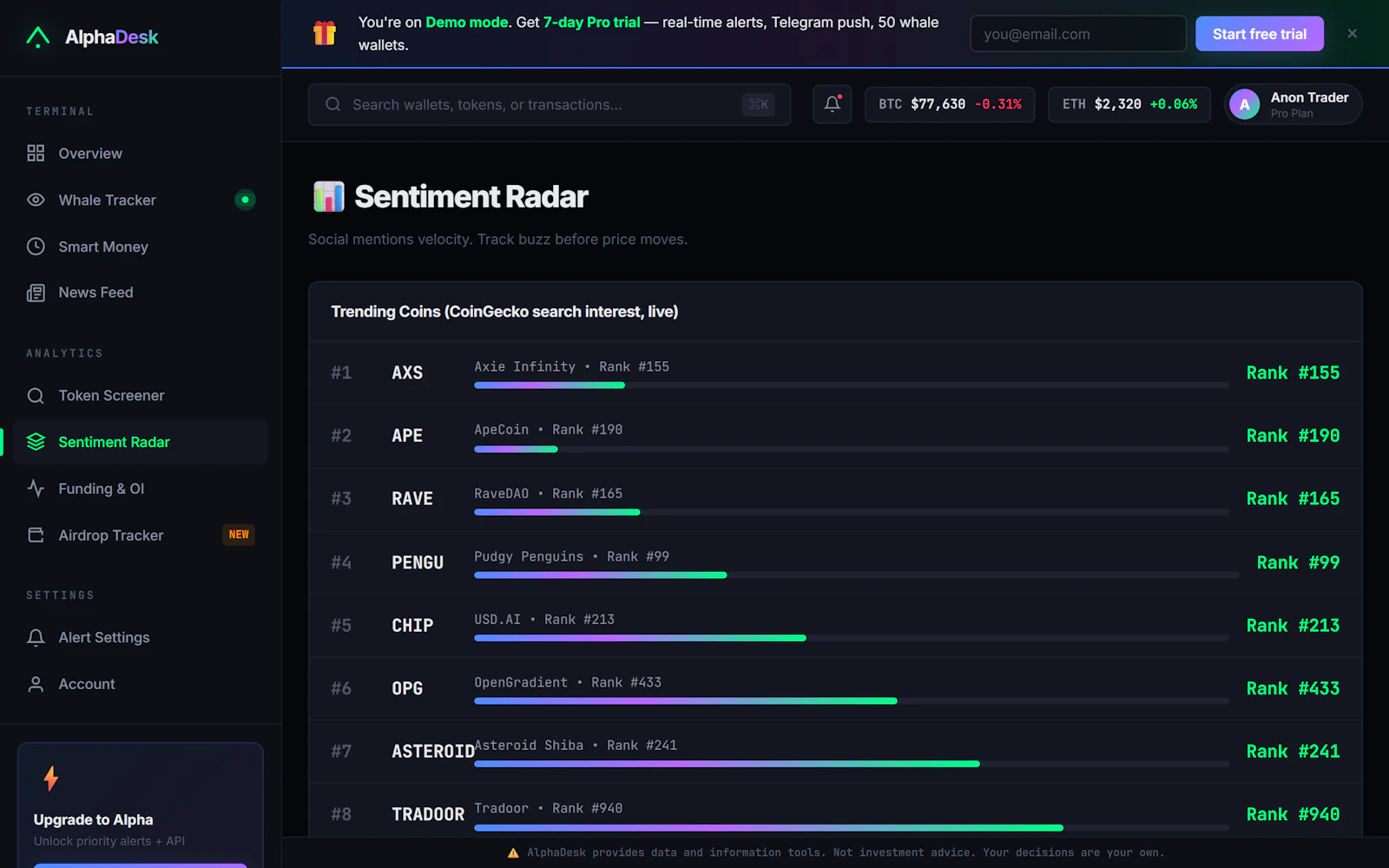 AlphaDesk screenshot 5