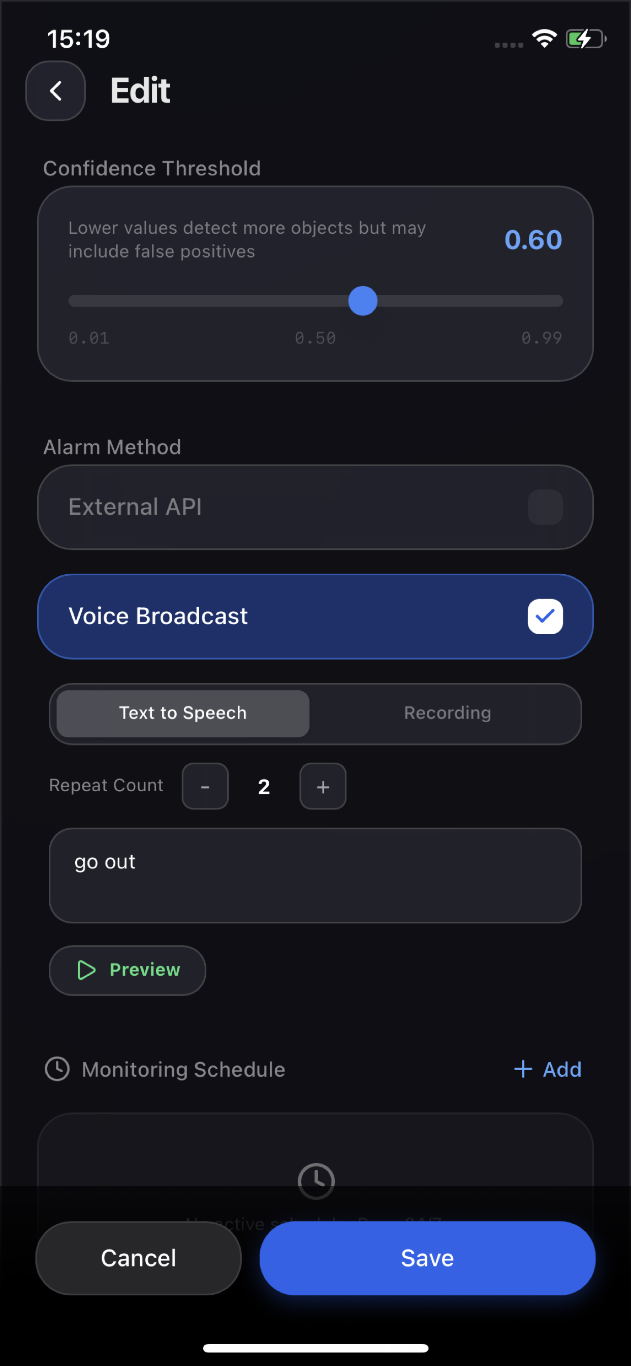 ZoneGuard: AI Area Monitor gallery image
