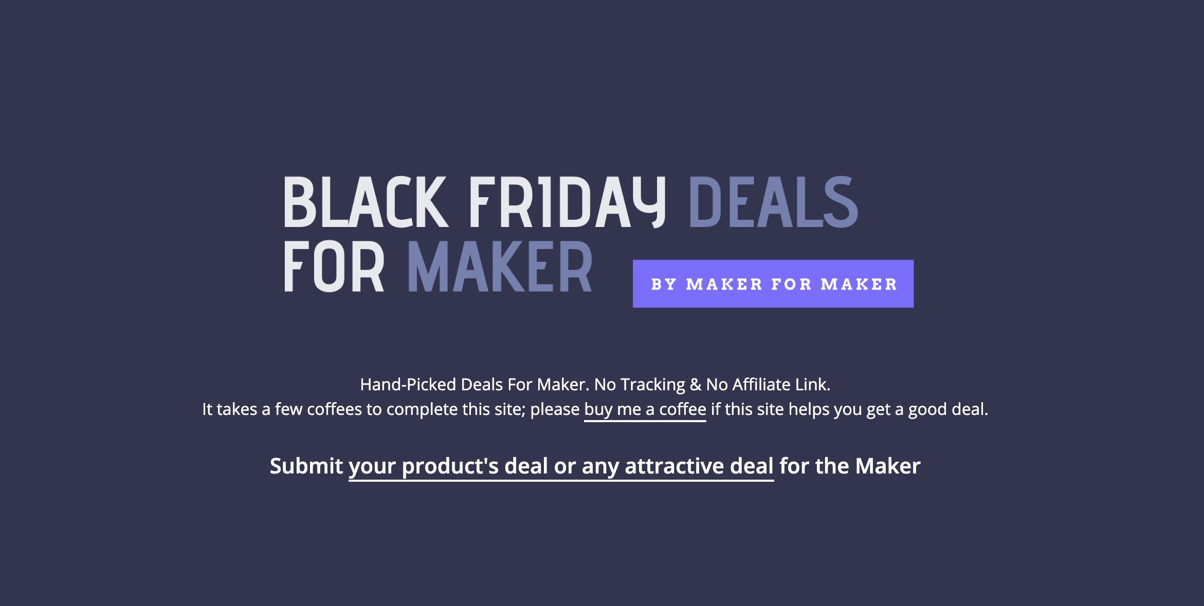 Black Friday Deals For Maker gallery image