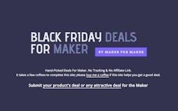 Black Friday Deals For Maker media 1