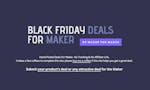 Black Friday Deals For Maker 2019 image