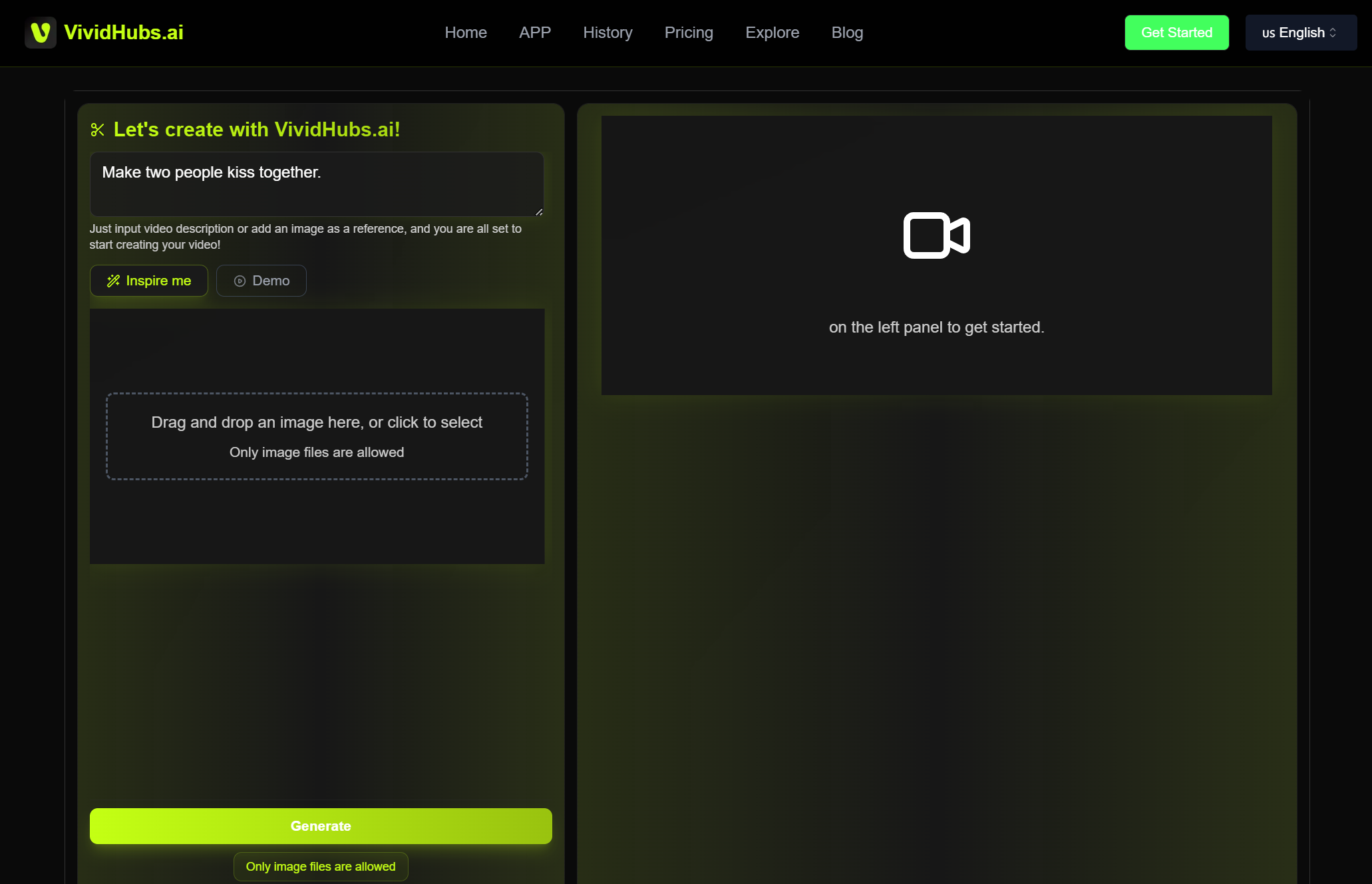 Média VividHubs.ai - Générateur de vidéos en baisers AI 3