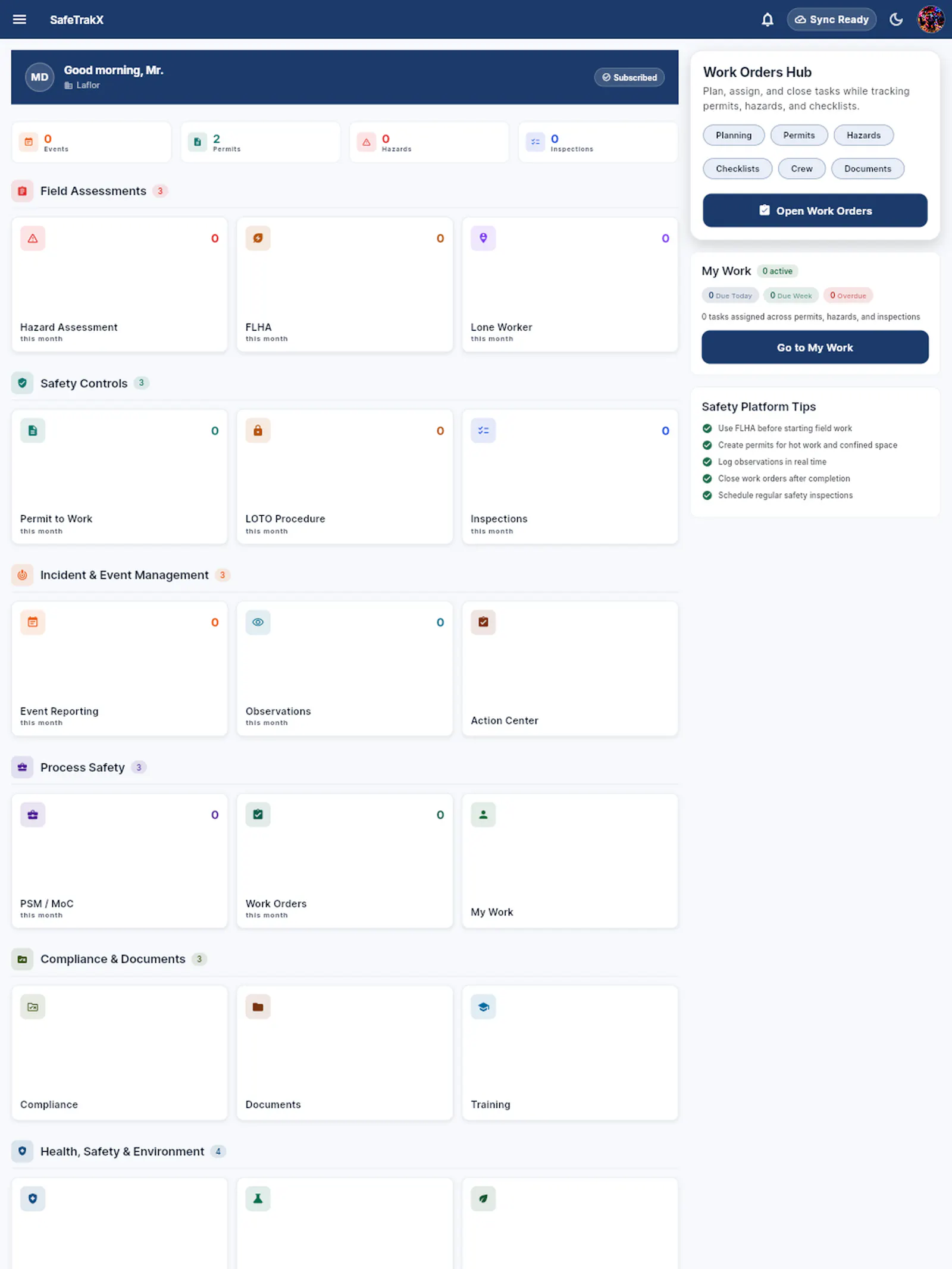 SafeTrakX screenshot 1