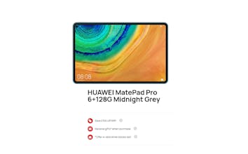 HUAWEI MatePad Pro 6+128G Midnight Grey gallery image