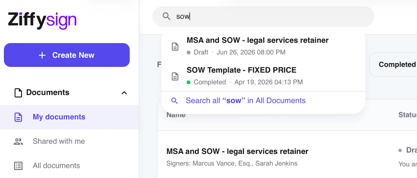 Ziffysign screenshot 3
