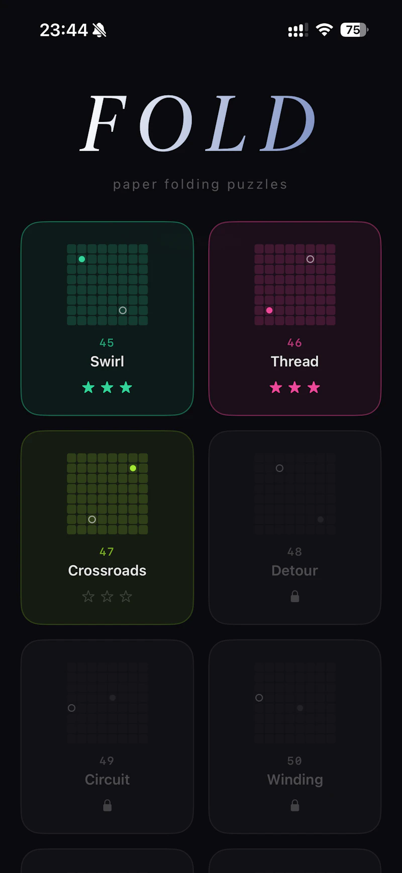 Fold screenshot 2