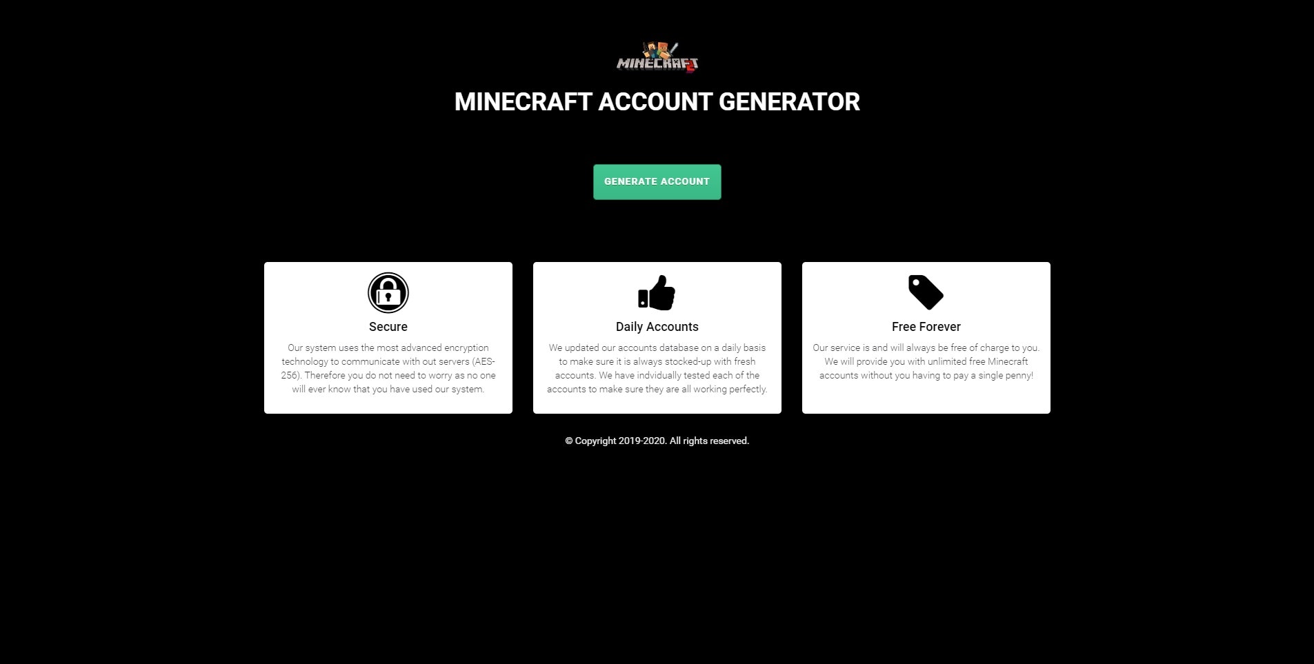 150+ Free Minecraft Accounts List - Create Minecraft Account