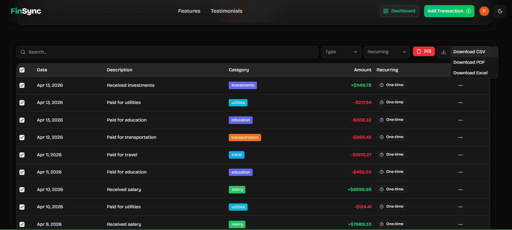 FinSync gallery image