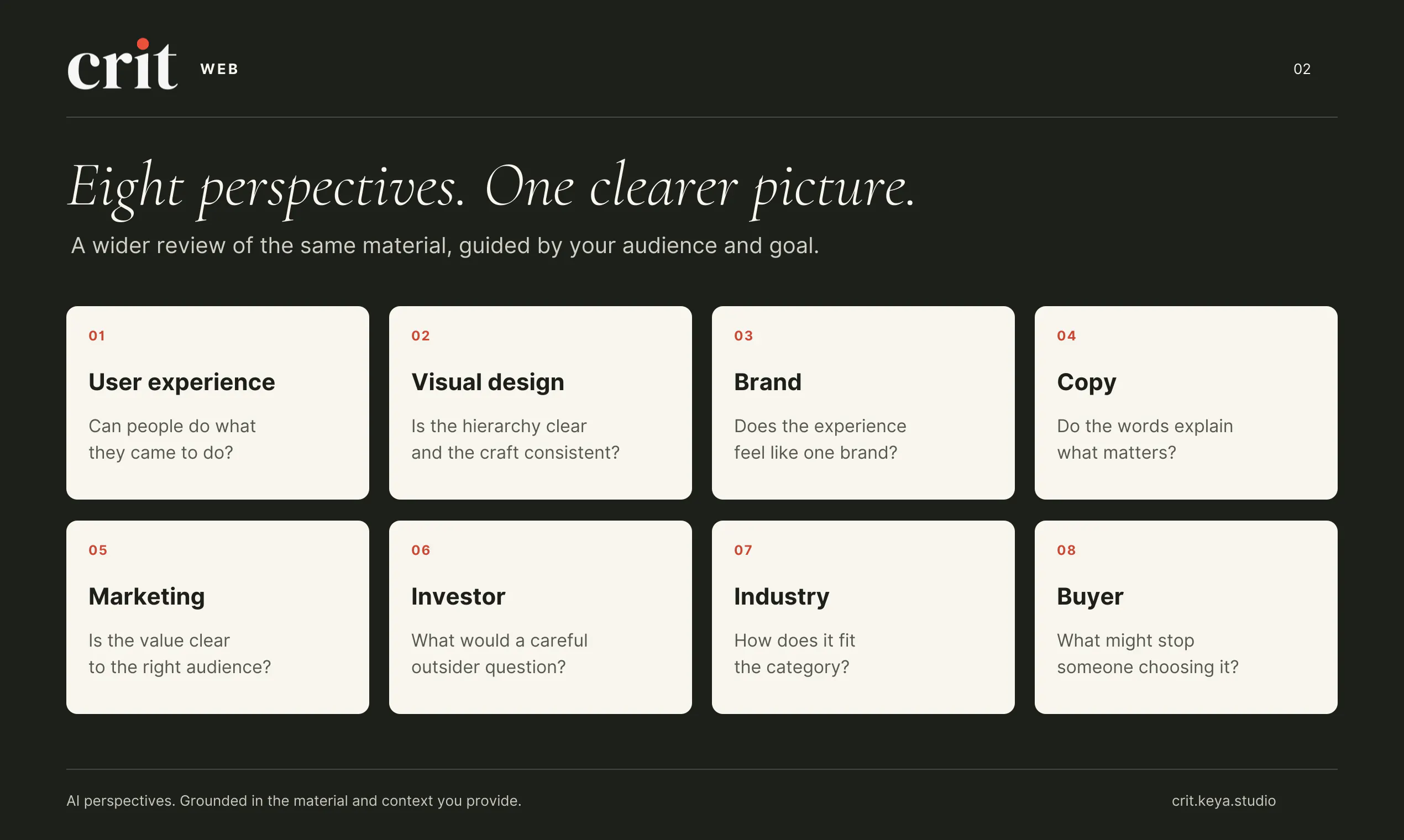 Crit Web gallery image