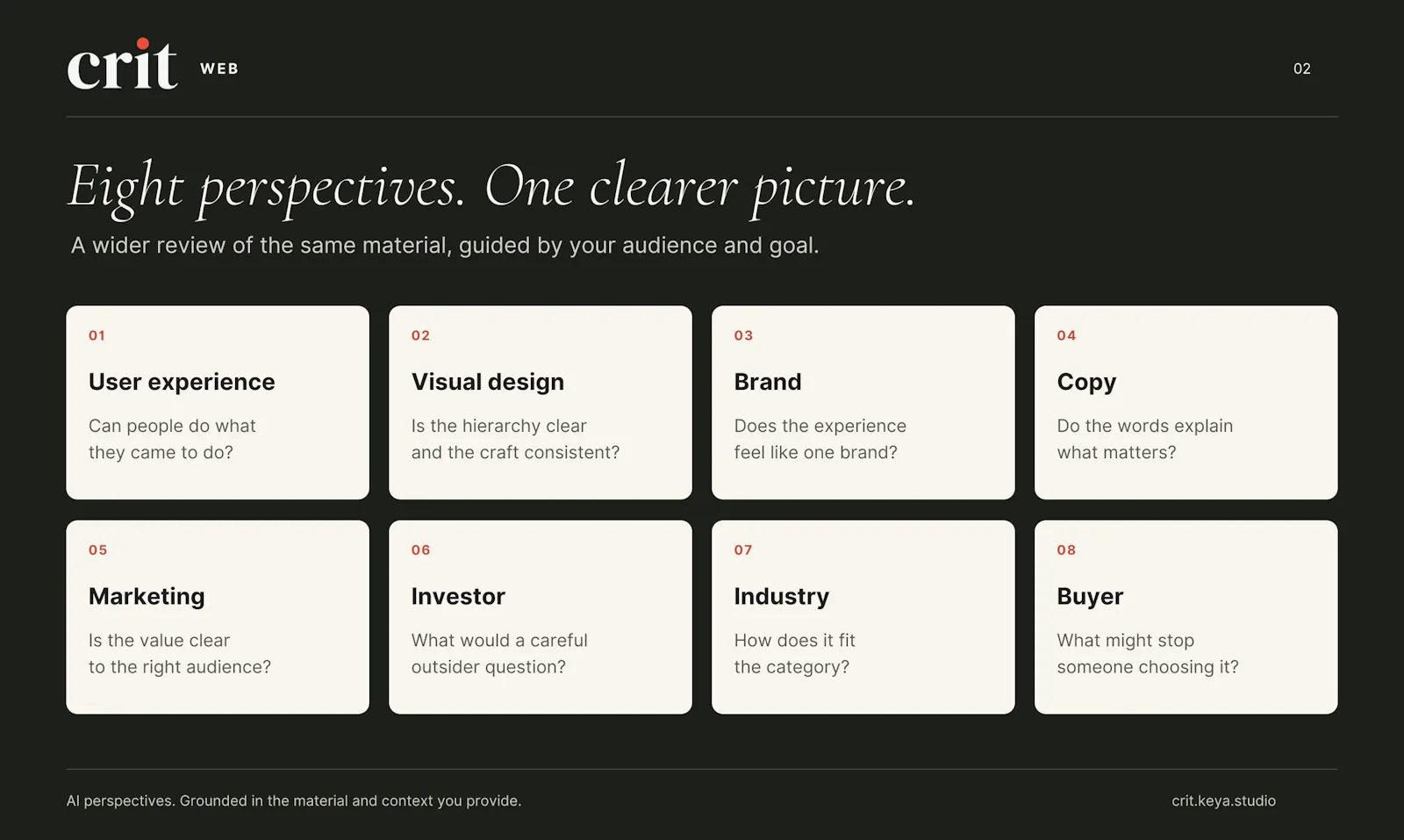 Crit Web screenshot 2