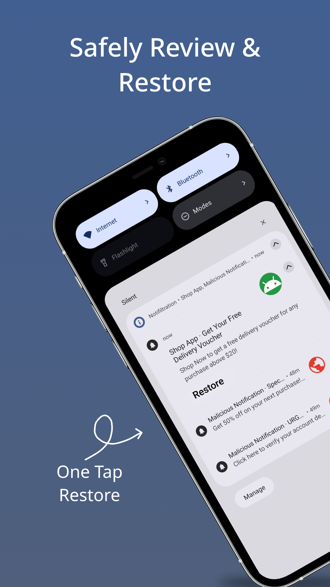 Notifiltr: Bildirim Geçmişi ve Filtre - Basit ve Hafif Bildirim Geçmişi ve Spam Filtresi medya 4