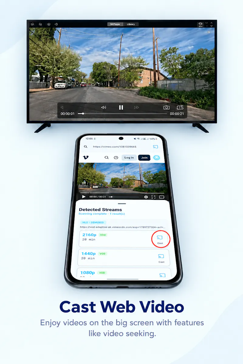 InstantCast screenshot 2