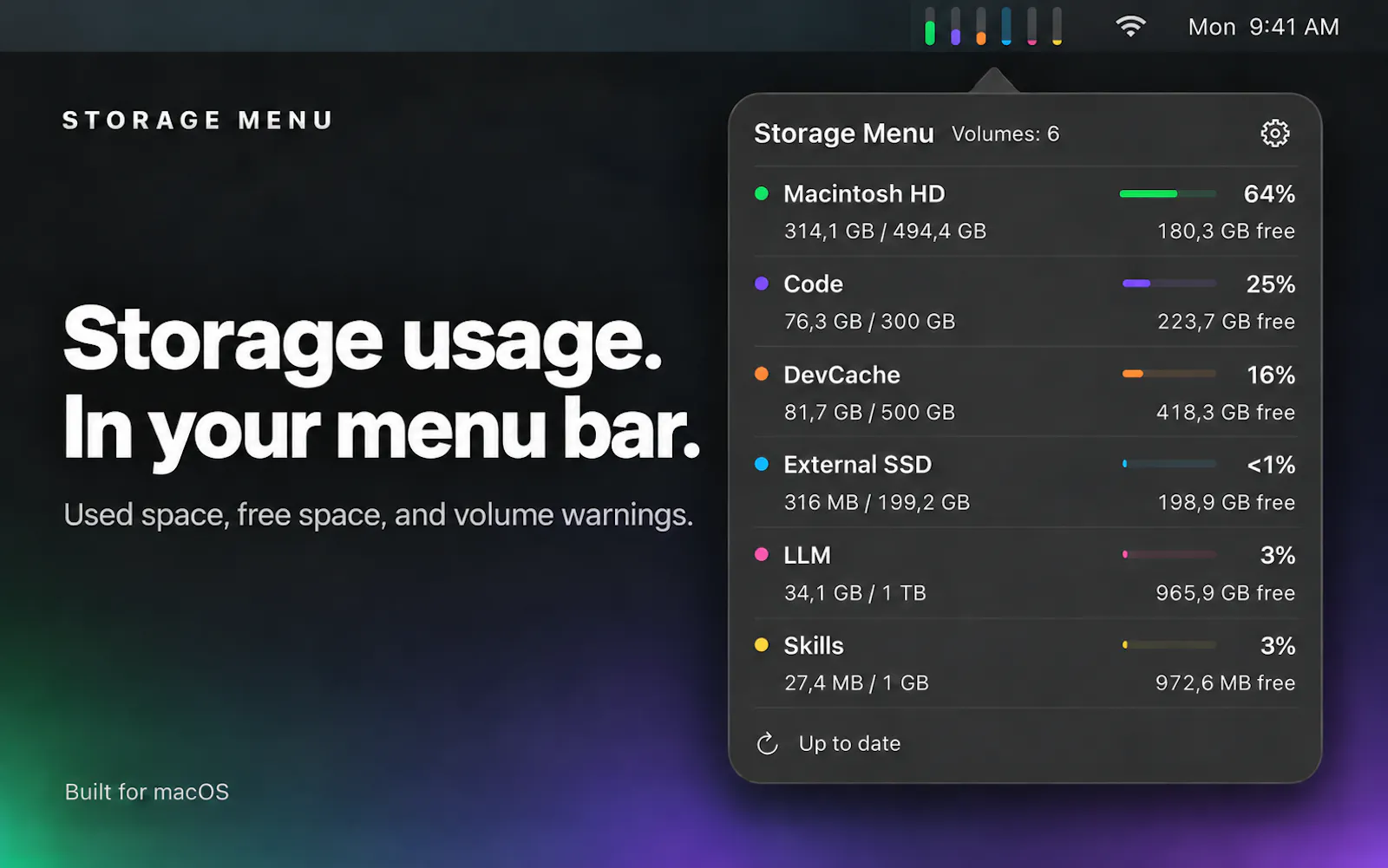 Storage Menu screenshot 1