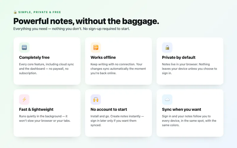 Sticky Notes Anywhere screenshot 4