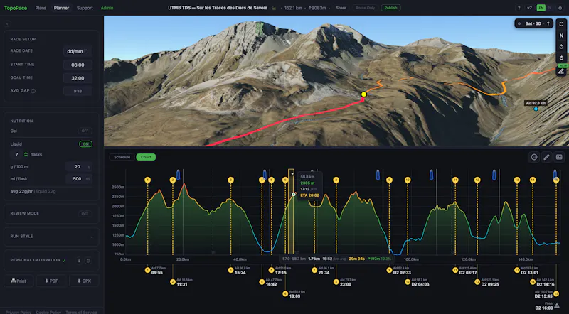 TopoPace screenshot 3