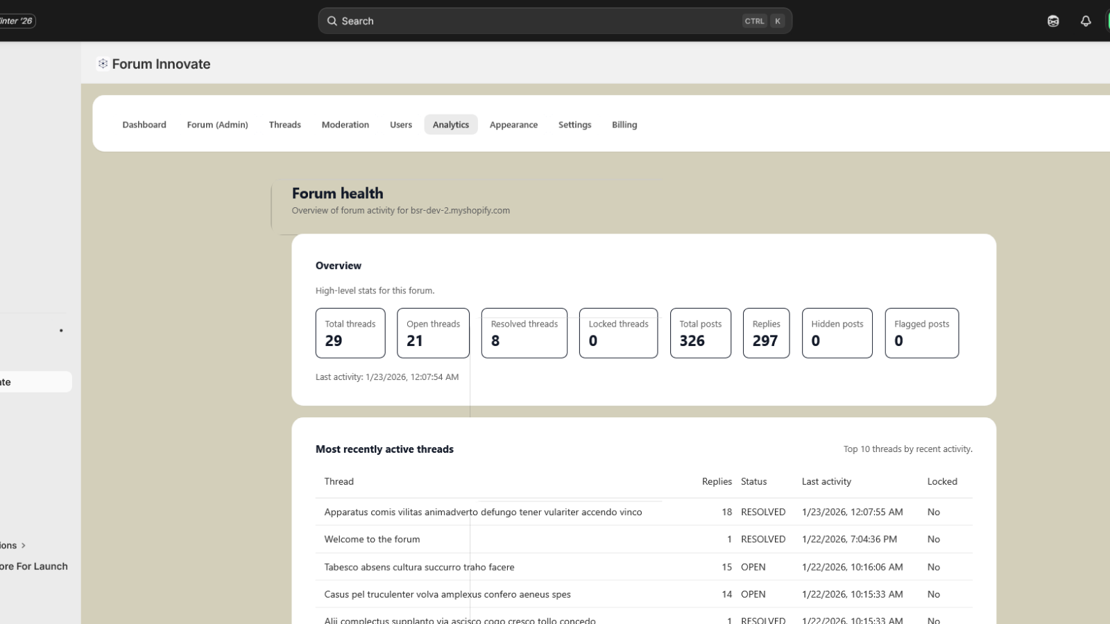 Forum Innovate – Free Plan Shopify Forum gallery image