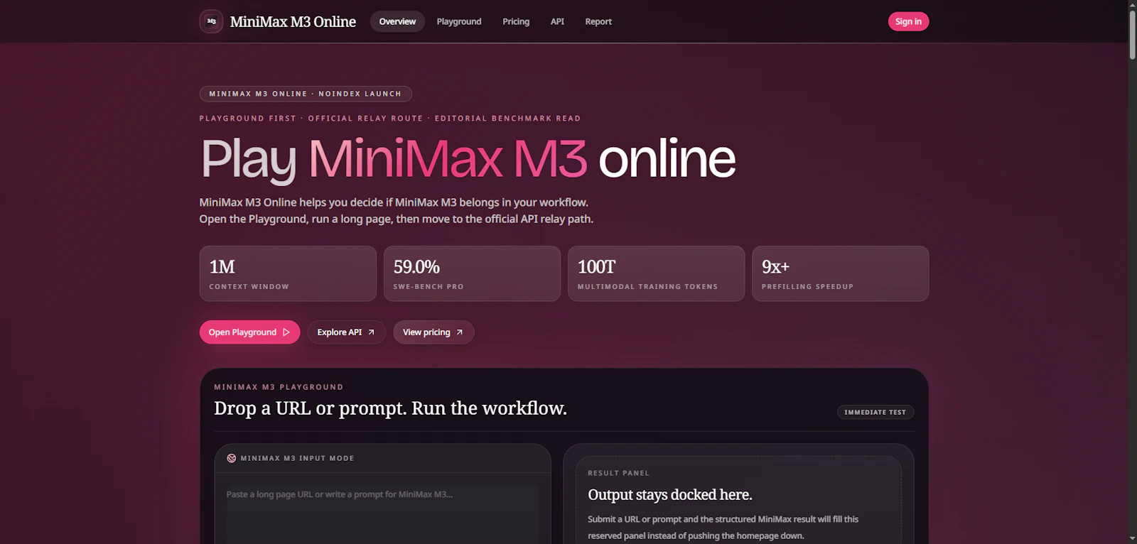 MiniMax M3 Online screenshot 1